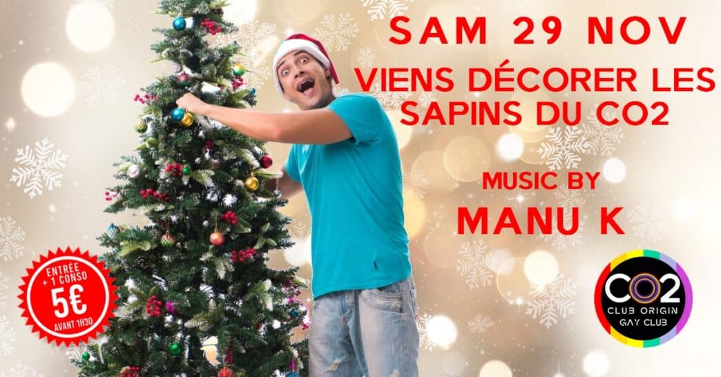 Au CO2 décore les sapins de la terrasse !