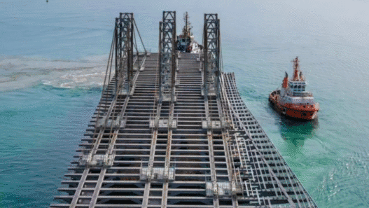 Le tablier géant du pont Anne de Bretagne arrive bientôt à Nantes !