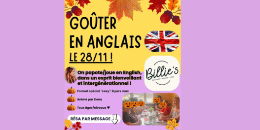 Goûter en anglais