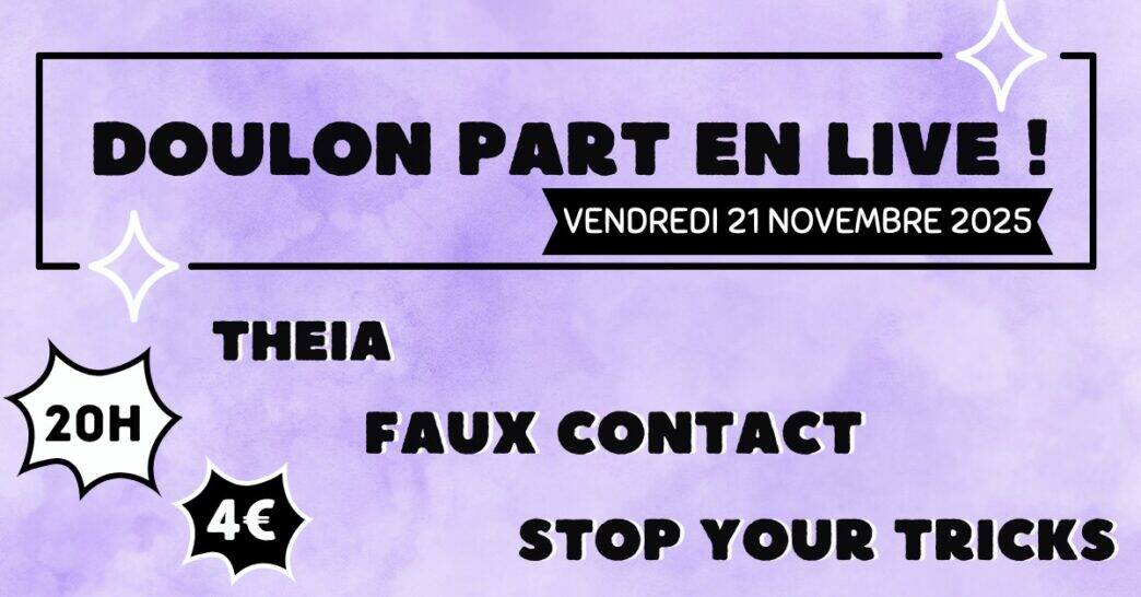doulon part en live 21 novembre