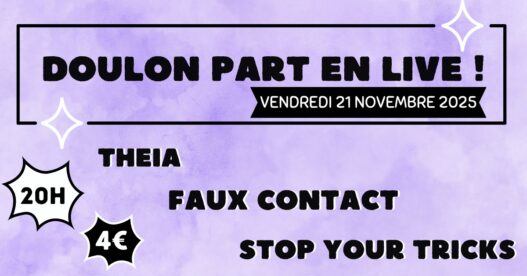 doulon part en live 21 novembre