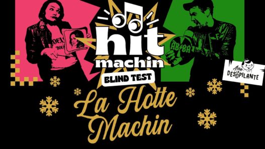 Spectacle humor La Hote Machin avec artistes et décor coloré, ambiance festive et drôle à Nantes.