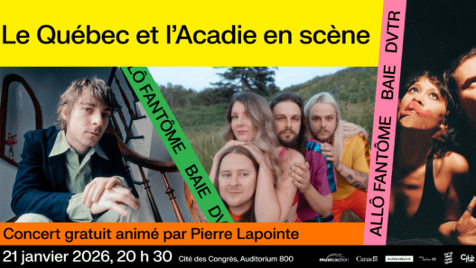 Le Québec et l'Acadie en scène