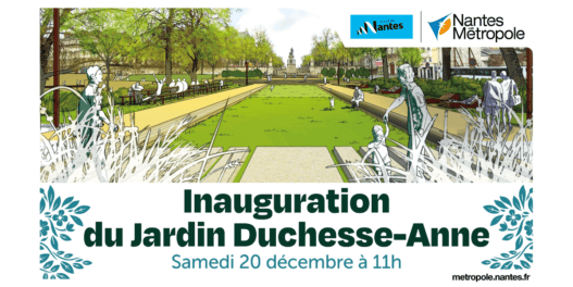Nantes, jardin Duchesse-Anne, inauguration, espace vert, parc, événement, ville métropole Nantes, séjour nature.