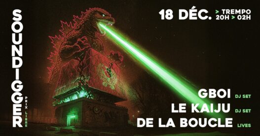 Godzilla géant ville Nantes.
