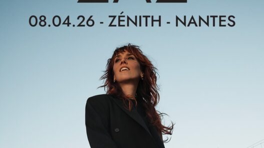 1. Artiste ZAZ lors du festival à Nantes, scène Zénith, concert du 8 avril 2026.