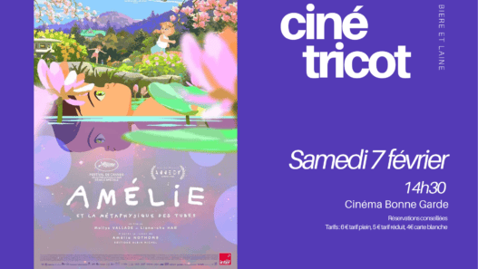 Amélie et la métaphysique des tubes, film d'animation pour enfants à Nantes.