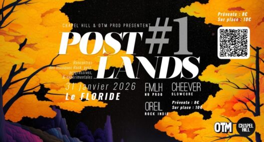 Post #1 Lands Nantes - Événement musical rock, prog et expérimental à Nantes le 31 janvier 2026.