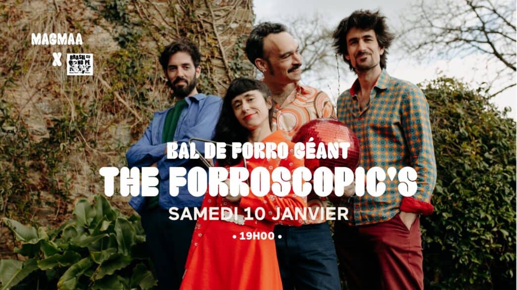 Chants, costumes et ambiance festive pour la soirée théâtrale forro à Nantes.