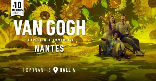 Vivant expérience immersive Van Gogh Nantes avec installation artistique Hall 4.