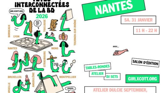 Fêtes interconnectées de la BD à Nantes 2026, événements artistiques et ateliers pour tous visiteurs.