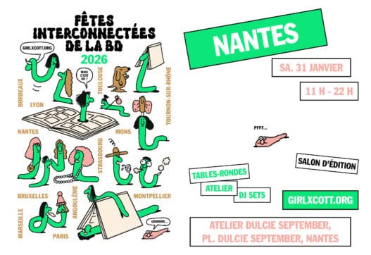 Fêtes interconnectées de la BD à Nantes 2026, événements artistiques et ateliers pour tous visiteurs.