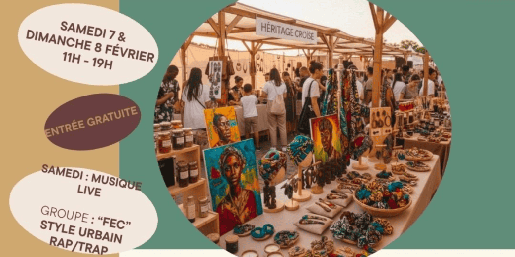 Artisanat et marché afro à Nantes, événements gratuits avec musique live et animations culturelles.