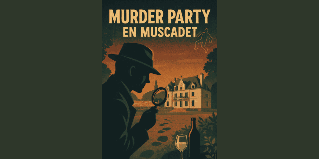 Enquête mystérieuse à Nantes, illustrations évoquant suspense et intrigue.