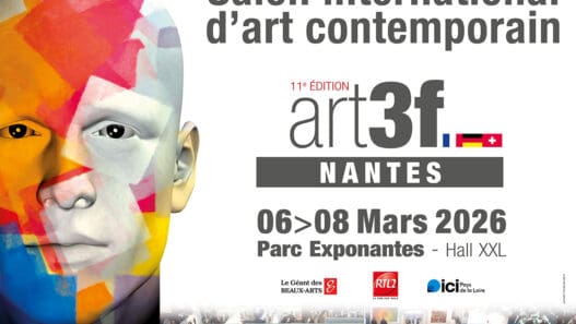 Vente d'art contemporain à Nantes, salon international art3f, exposition moderne, événement artistique 2026.