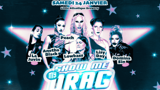 Féminines drag show Nantes spectacle show me my drag Little Atlantique Brewery.