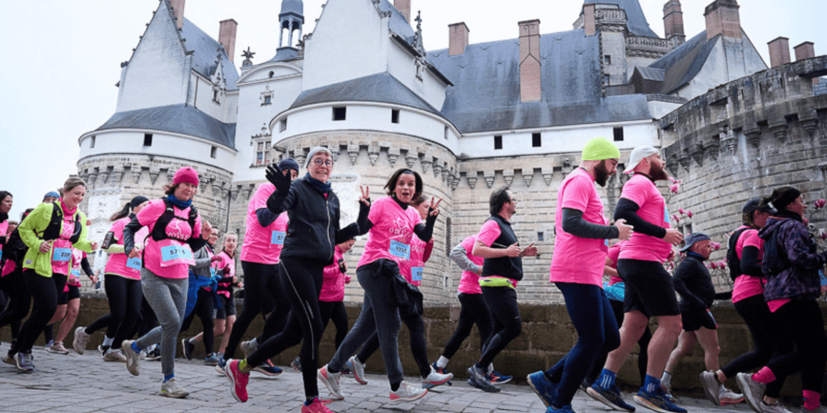 Course de marathon à Nantes, épreuve sportive Big City Nantes.