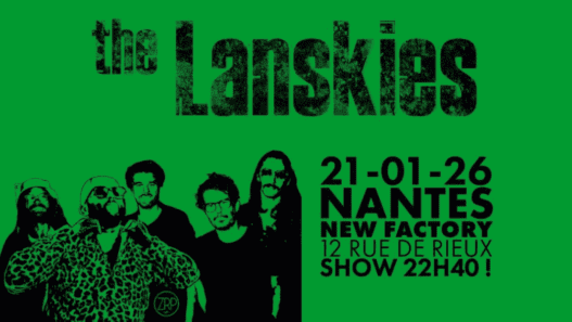 1. Groupe musical The Lanskies en concert à Nantes au New Factory.