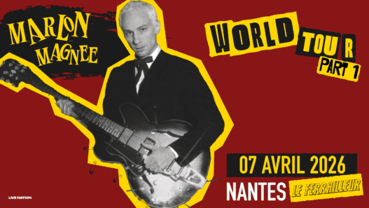 Guitare électrique en concert, événement musical à Nantes, Big City Nantes, concert de Marion Magnée, date 07 avril 2026.