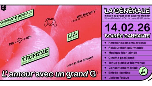 Fête romantique à Nantes avec musique, restauration, cinéma et animations pour la Saint Valentin 202.
