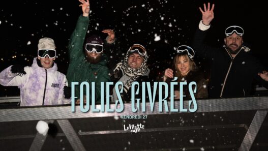 Balade hivernale aux Folies Givrées à Nantes.