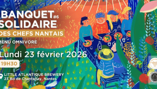 Banquet solidaire des Chefs nantais pour soutenir la solidarité locale.