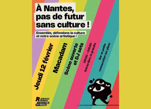 À Nantes, pas de futur sans culture ! Rejoignez la scène ouverte et le DJ set au Macadame le 12 févr.