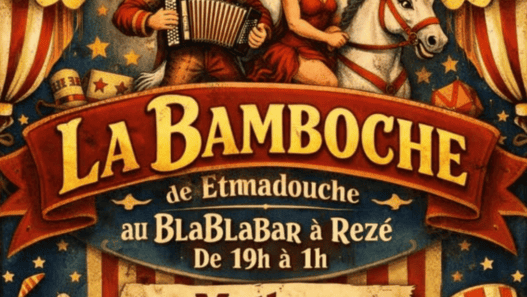 Spectacle de cirque La Bamboche à Rezé, animation familiale et artistique.