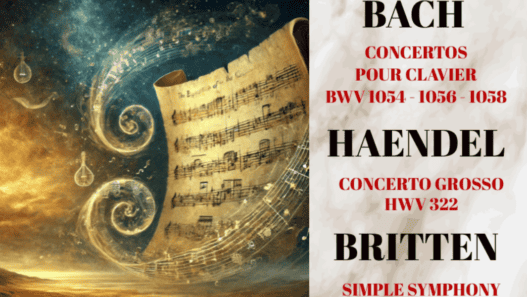 Musique classique à Nantes, concert de Bach, Haendel et Britten dans un cadre élégant.