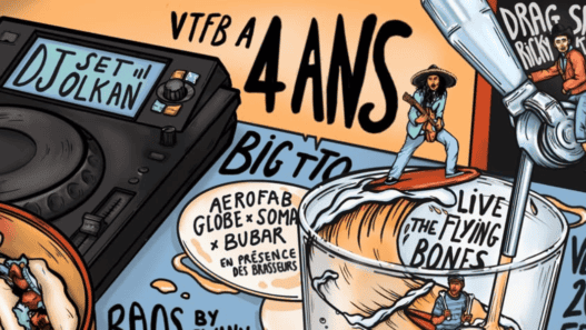 Anniversaire Big City Nantes avec DJ, animations et ambiance festive pour célébrer 4 ans de fête.