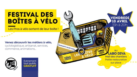 Festival des Boîtes à vélo à Nantes, événement cycliste et créatif.