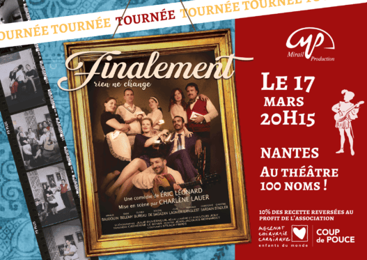 Spectacle comédie théâtre Nantes 17 mars 20h15.