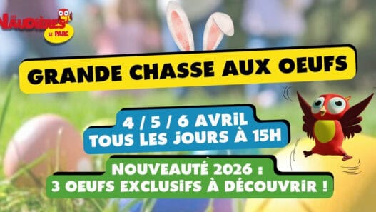 Chasse aux oeufs au parc des Naudières