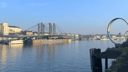 Pont Anne-de-Bretagne Le tablier doit quitter Nantes, fermeture totale du pont