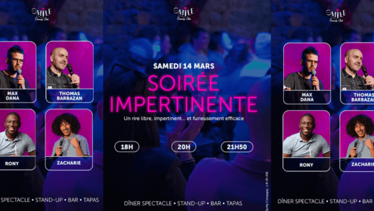 Événement La soirée impertinente à Nantes avec Max Dana, Thomas Barbazam, Rony et Zacharie, soirée d.