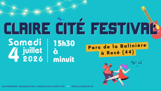 Festival Claire Cité, événement musical au Parc de la Balinière à Rezé.