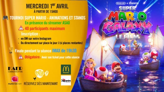 Tournoi Mario Kart au Pathé Atlantis