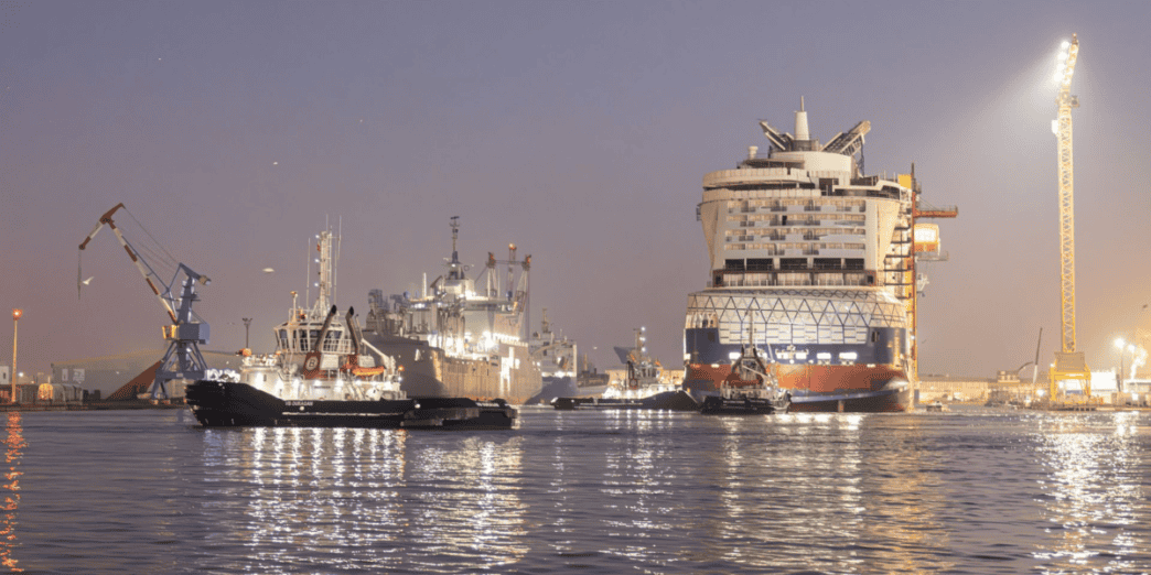 Visite grand port de Saint-Nazaire nocturne