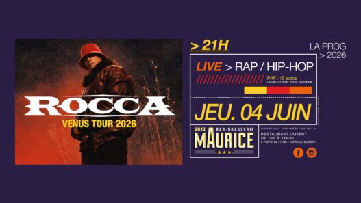 ROCCA "Venus Tour" x Chez Maurice