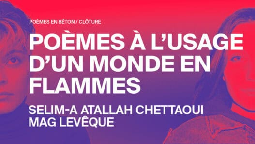 Lecture de poésie au Lieu Unique