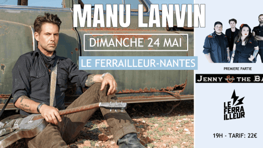 Manu Lanvin et Kenny with the band au ferrailleur