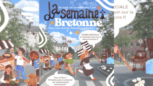 Soirée bretonne sur la place François II à nantes