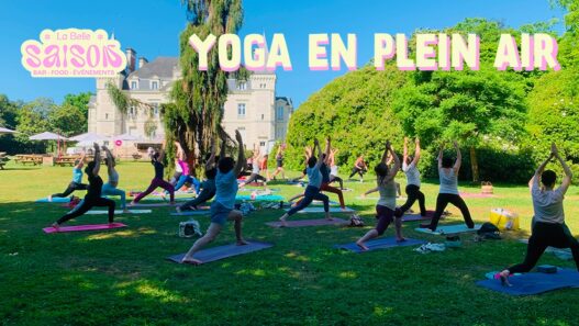 Yoga en plein air à La Belle Saison