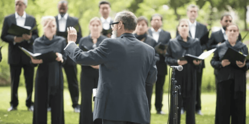 Concert du Choeur d’Angers Nantes Opéra au Jardin des Plantes