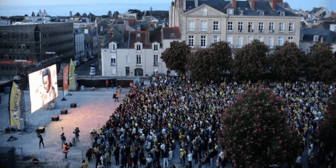 Fan zone Coupe du Monde 2026 à Nantes.
