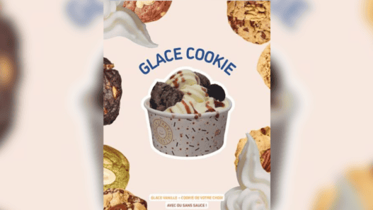 Glace cookie