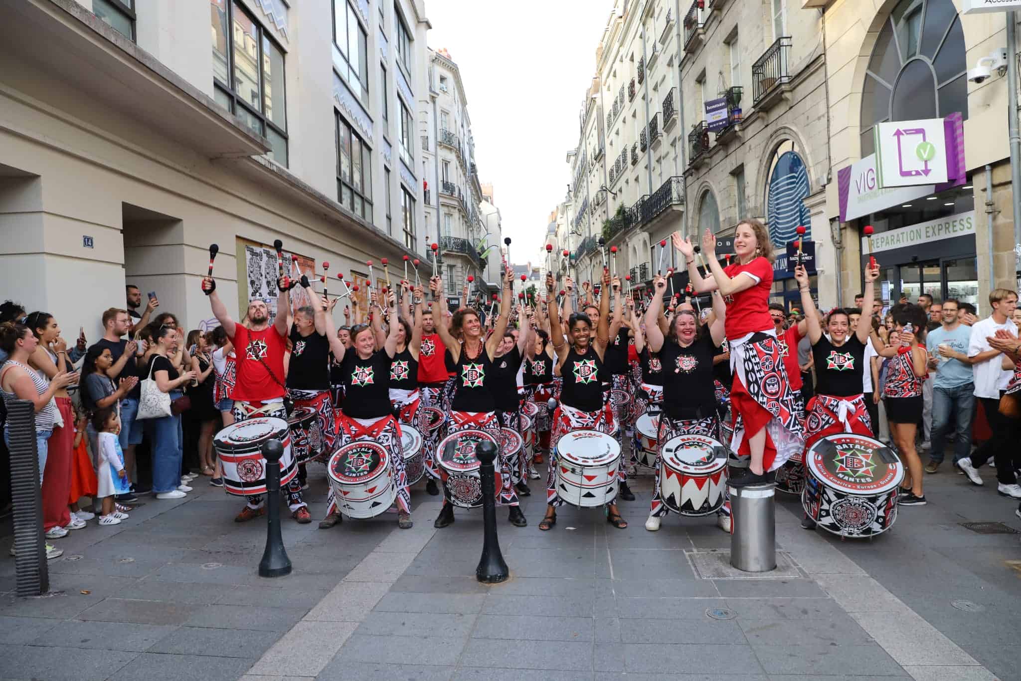 Batala fête de la musique à Nantes