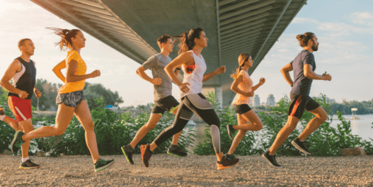 coureur dans la ville