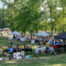 Marché nocturne estival camping