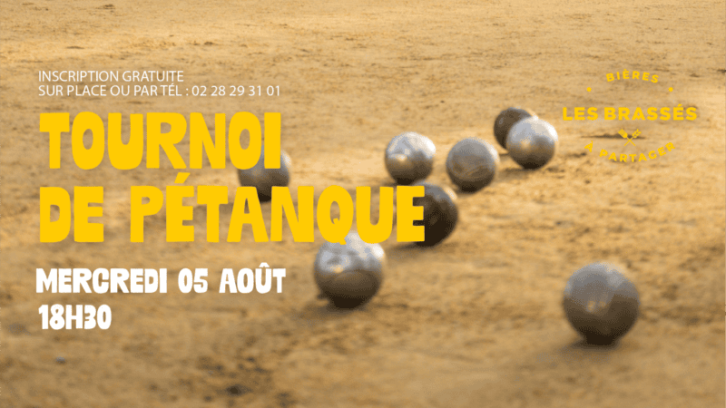 Tournoi de Pétanque au Restaurant Les Brassés
